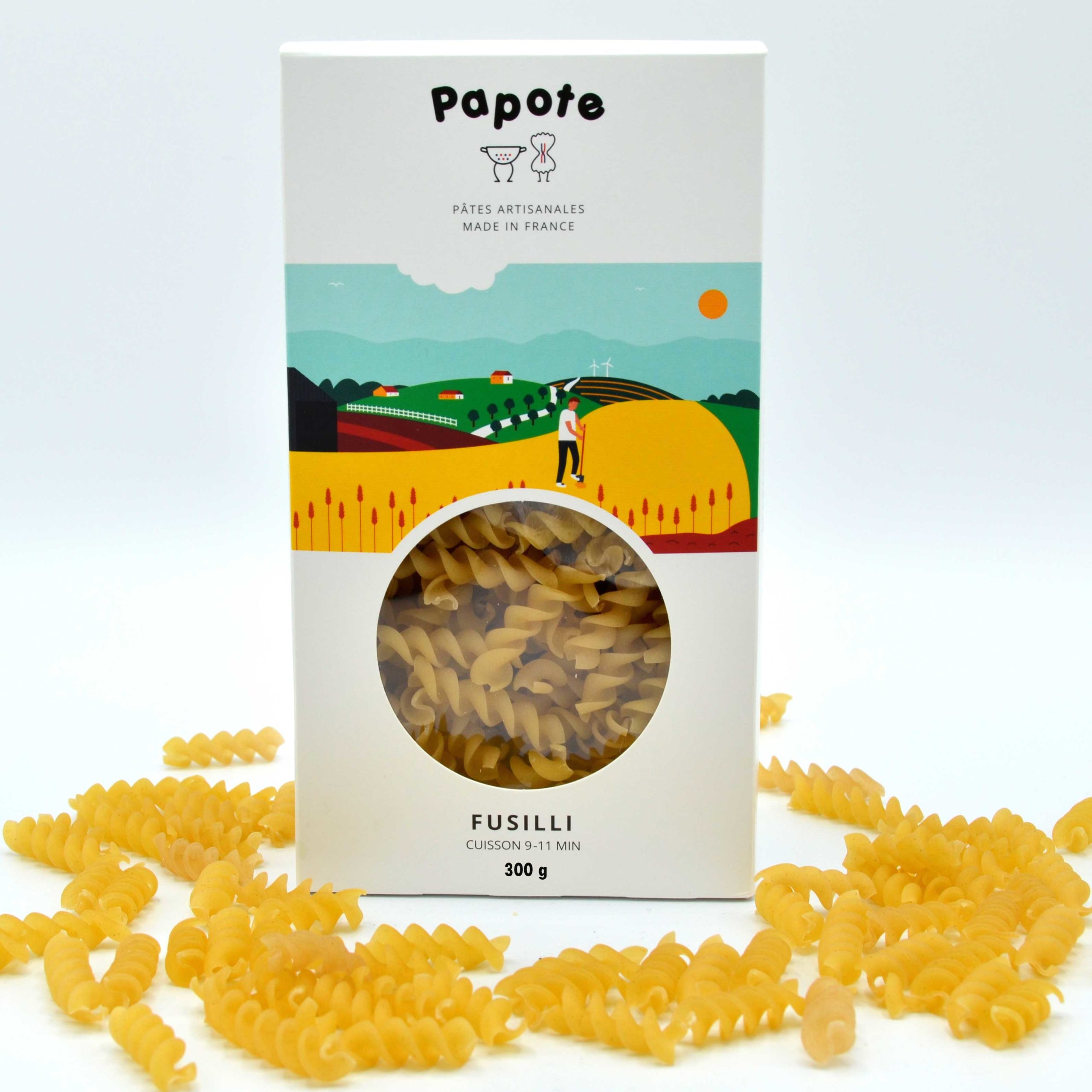pâtes-artisanales-fusilli-Papote