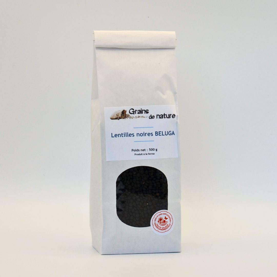 Lentilles noires - Grains de nature
